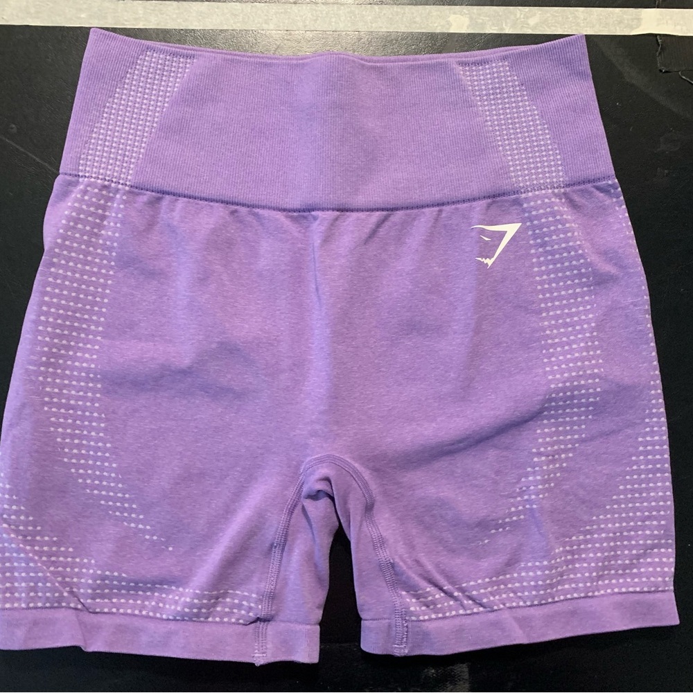 Gymshark Purple Women's Athletic Shorts Medium